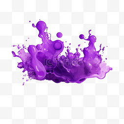 社交媒体模板背景与紫色液体免费