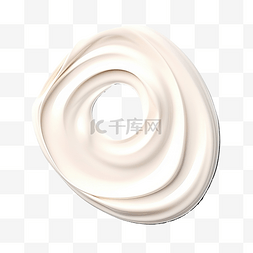 皮脂膜图示图片_用于化妆品元素的白色奶油色样