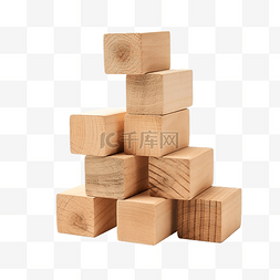 立方体块图片_孤立的木块