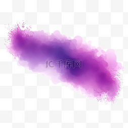紫色渐变png元素