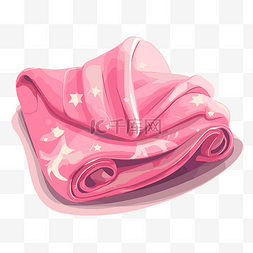 鸡毛毯子图片_粉红色的毯子 向量