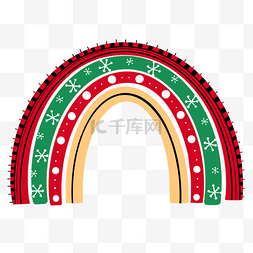 天空桥图片_节日彩虹门装饰彩虹