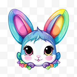 兔子 兔耳朵颜色 png插图