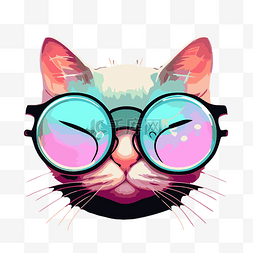 猫眼眼镜 向量