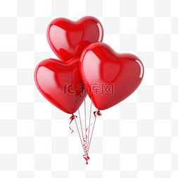 新年情人节背景图片_漂亮的气球情人节