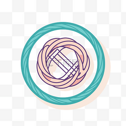 绳子的符号放在一个圆圈里 向量