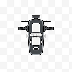 无人机遥控器轮廓样式PNG插图
