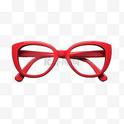 保护眼睛眼图片_情人节红框心形眼镜