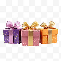 包裹丝带图片_圣诞礼物盒 礼盒装饰着丝带蝴蝶