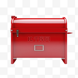 信箱的背景图片_紅色郵箱