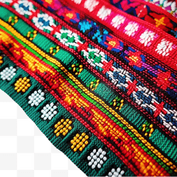 不同颜色的安第斯文化纺织艺术