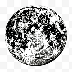 背景月亮水图片_月亮的插圖