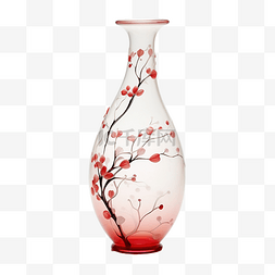 复古形状的美观玻璃花瓶或盒子