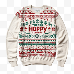 圣诞毛衣图案图片_节日快乐排版丑陋的圣诞毛衣设计