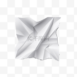 折叠床单图片_逼真折叠空纸胶纸皱效果图