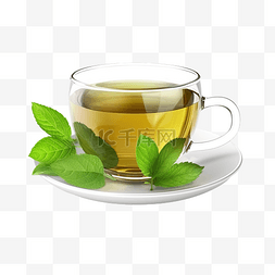 茶叶茶图片_一杯茶加叶茶