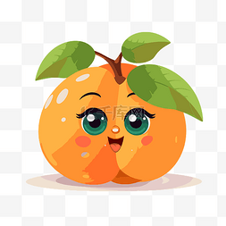 澳洲杏子图片_杏子剪贴画 可爱的卡通杏子 绿眼