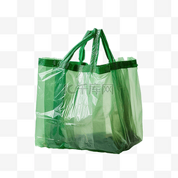 绿色再生塑料袋为世界使用塑料替