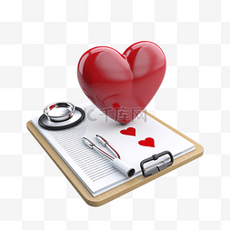 3d心脏图片_3d 最小年度健康检查概念健康保险