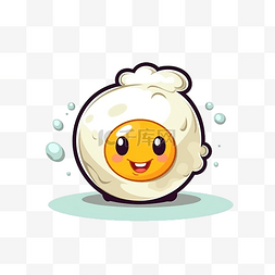 煎蛋的孩子图片_卡通可爱煎蛋