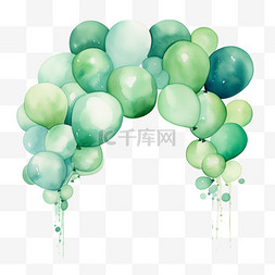 气球氛围装饰图片_简单气球氛围元素立体免抠图案