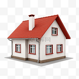 公司玻璃背景图片_有红色屋顶的住宅楼