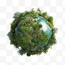 公司发展图展架图片_3d 插图地球在地球母亲日集
