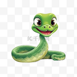 蛇蛇图片_蛇卡通人物