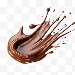 融化的巧克力滴图片_融化的巧克力滴落