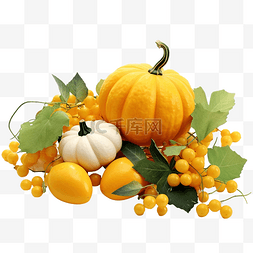 座位安排表图片_感恩节安排与橙色南瓜雪莓叶黄色