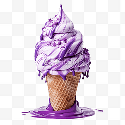 杯子里的药片图片_冰淇淋紫罗兰