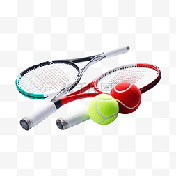 带球的网球拍