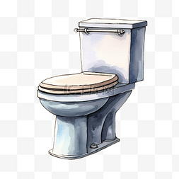 洗手池标牌图片_水彩厕所剪贴画
