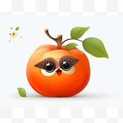 橘子的叶子图片_眼睛上有叶子的橘子