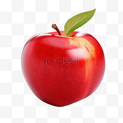新鲜的红苹果图片_红苹果平
