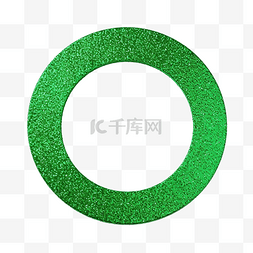 绿色闪光圆圈背景