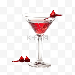 酒杯上的酒图片_马提尼吸血鬼，下巴在桌子上的玻