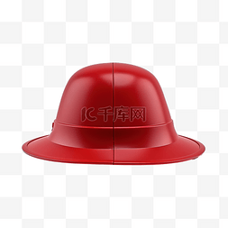灭火器的图片_3d 最小渲染消防员帽子
