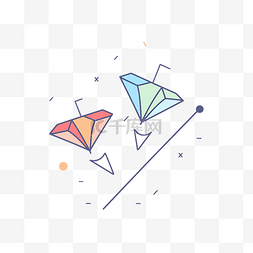 放风筝图标图片_放風箏 向量