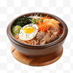美食背景黑色图片_冷面 韩国料理