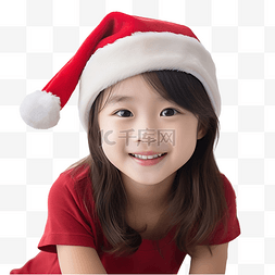 坐在沙发上的女人图片_戴着圣诞帽笑脸坐在沙发上的可爱