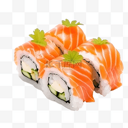 美味黑色背景图片_三文鱼寿司日本料理亚洲美味食物