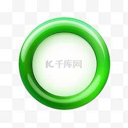方形绿色按钮图片_绿色渐变圆圈