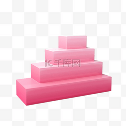 粉色台阶渐变