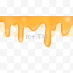 黄色的甜品图片_蜂蜜边框黄色甜品
