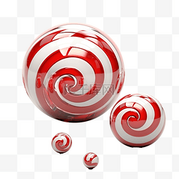 红色背景活力图片_与红色螺旋球的抽象背景