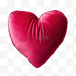枕头心形图片_情人节婚礼周年纪念日的心形枕头