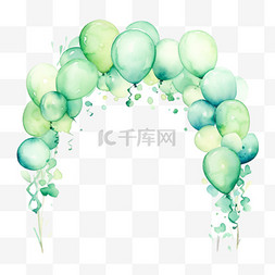 气球氛围装饰图片_矢量气球氛围元素立体免抠图案