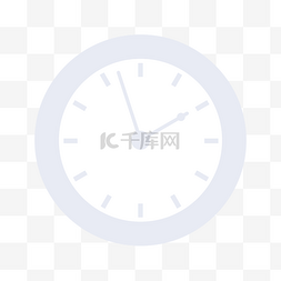 时钟白色图片_钟表表盘白色圆形