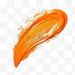 橙色闪光画笔描边